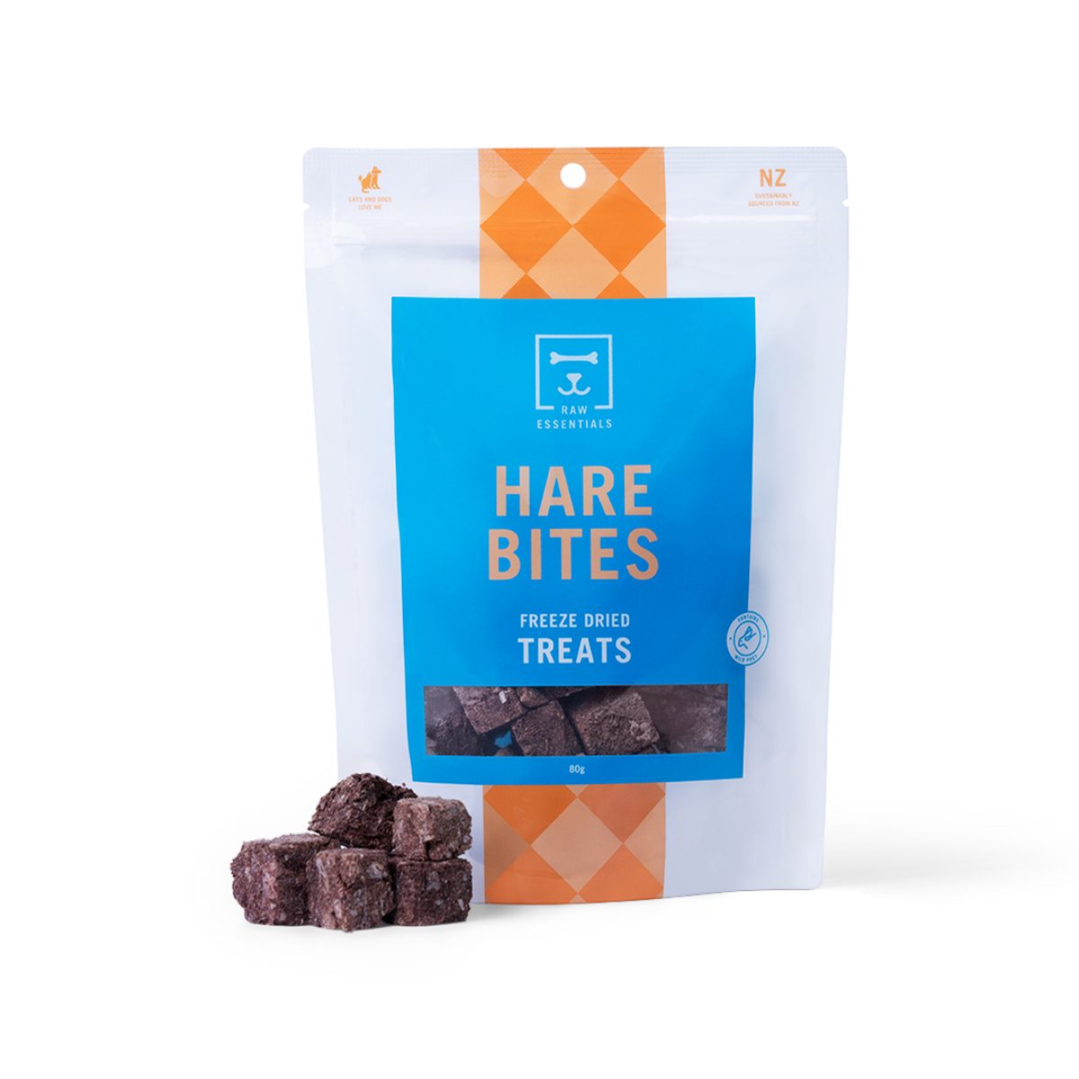 Raw Essentials Freeze Dried Hare Bites Raw Essentials Freeze Dried Hare Bites