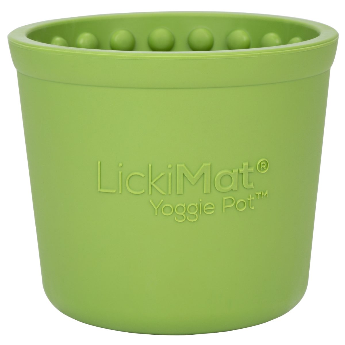 LM5301 GN R Licki Mat Yoggie Pot Green Dog 93497850050933 LM5301 GN R Licki Mat Yoggie Pot Green Dog 93497850050933