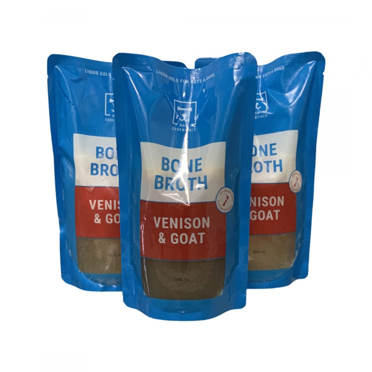 Raw Essentials Venison & Goat Bone Broth For Pets