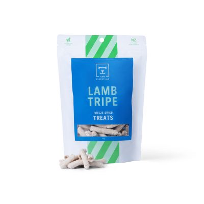 Raw-Essentials-Freeze Dried Lamb Tripe Treats Side By Side